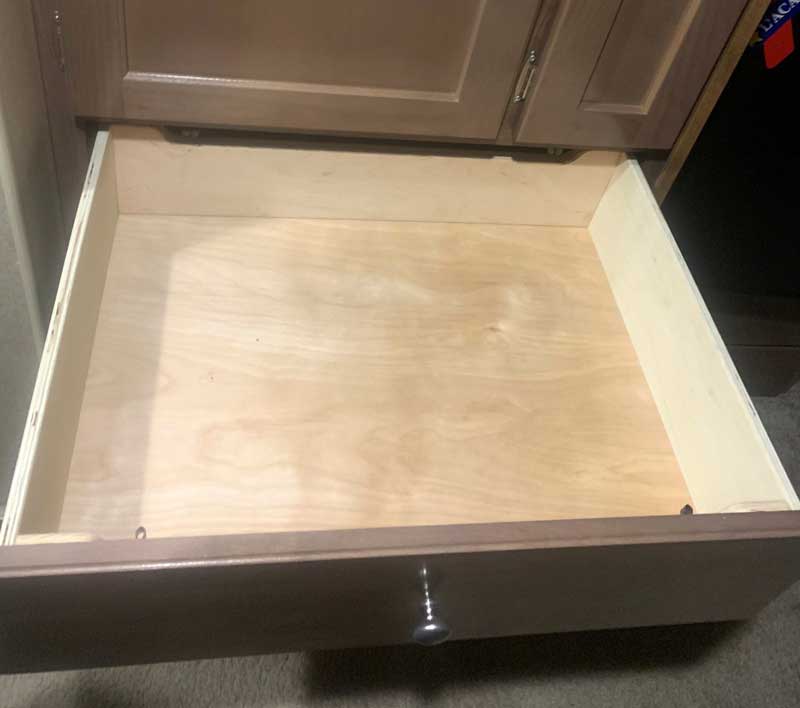 New 18 Inch Drawer Same Drawer Front Was Used