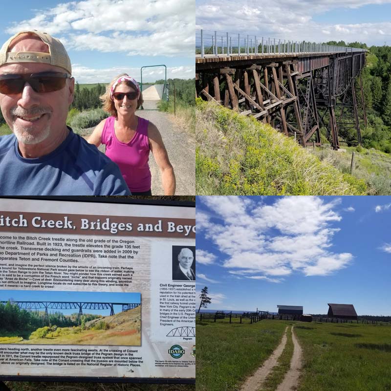 Rail Trail From Tetonia To Driggs