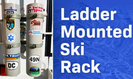 Ladder Mount Ski Rack For Campers