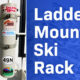 Ladder Mount Ski Rack For Campers