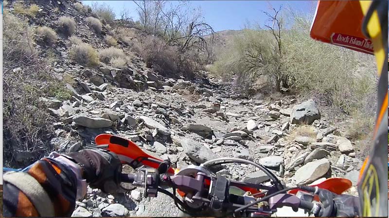 Riding Quartzsite Arroyos