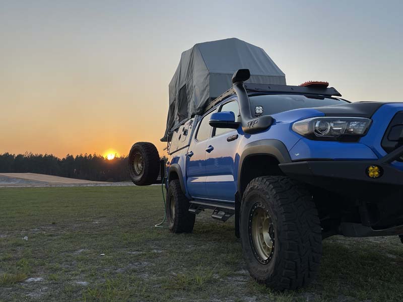 Skinny Guy Camper Camping