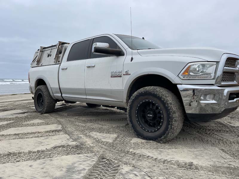 Skinny Guy Camper On The Beach