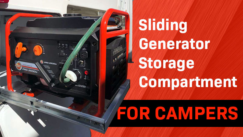 Sliding Generator Compartment For Campers