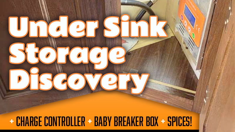 Under Sink Storage Discovery Camper