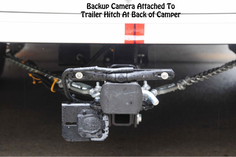 Backup Camera Attached To Trailer Hitch