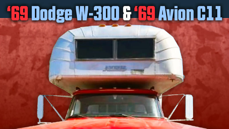 1969 Dodge and Avion Camper