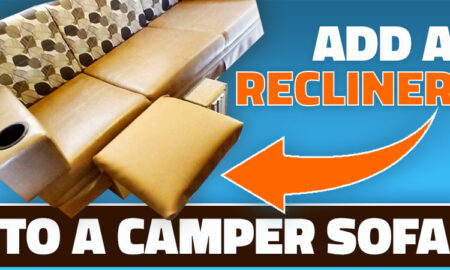 Add a recliner to camper sofa