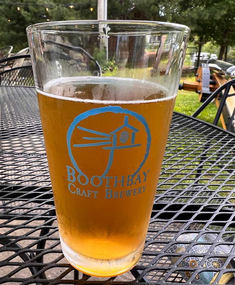 Boothbay Craft Brewery Beer Outdoor Patio