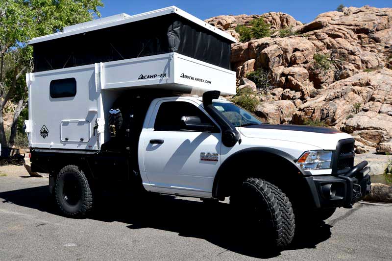 Camp FX Flatbed Camper Tricked Out