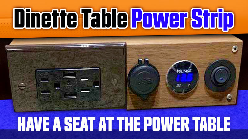 Dinette Table Power Strip Northern Lite