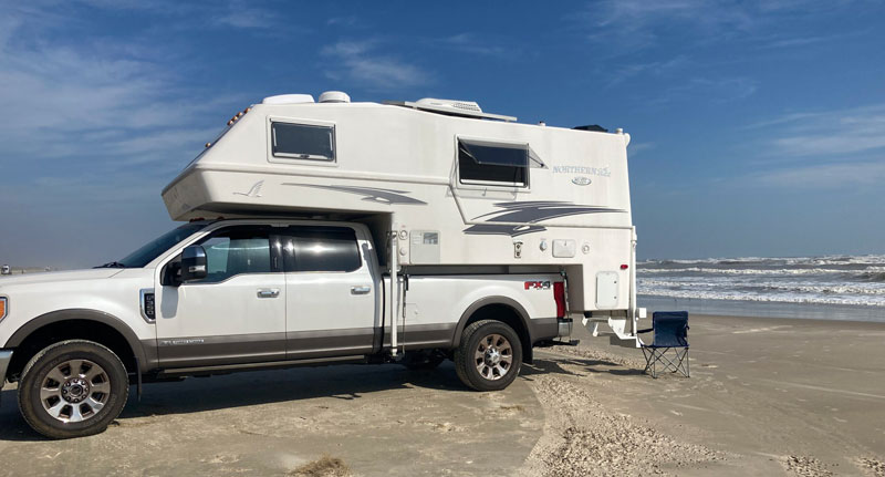 Magnolia Beach Northern Lite Camping