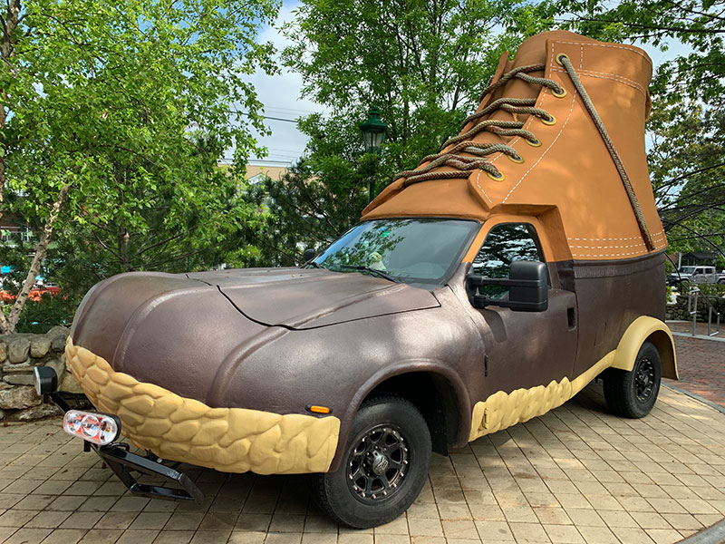 Maine LL Bean Bootmobile