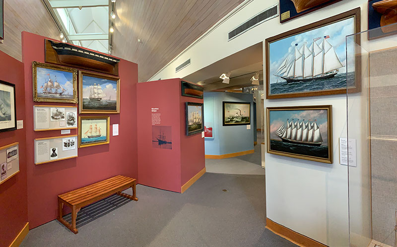Maine Maritime Museum paintings