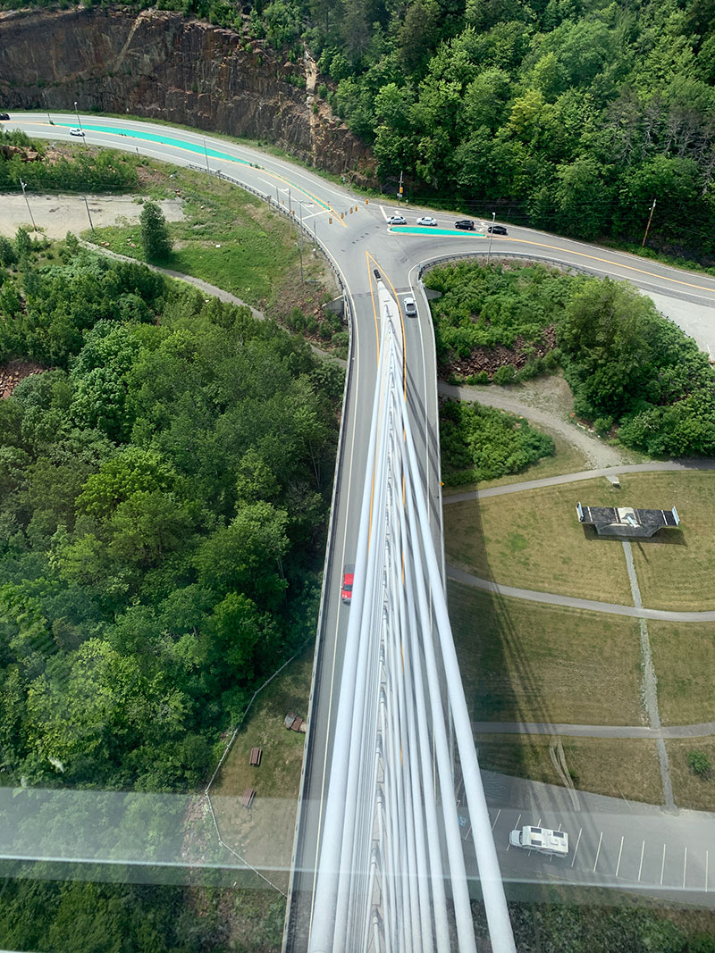 Maine Penobscot Bridge observation tower