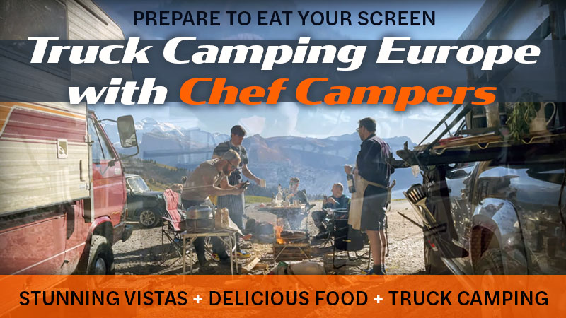 Truck Camping Europe With Chef Campers