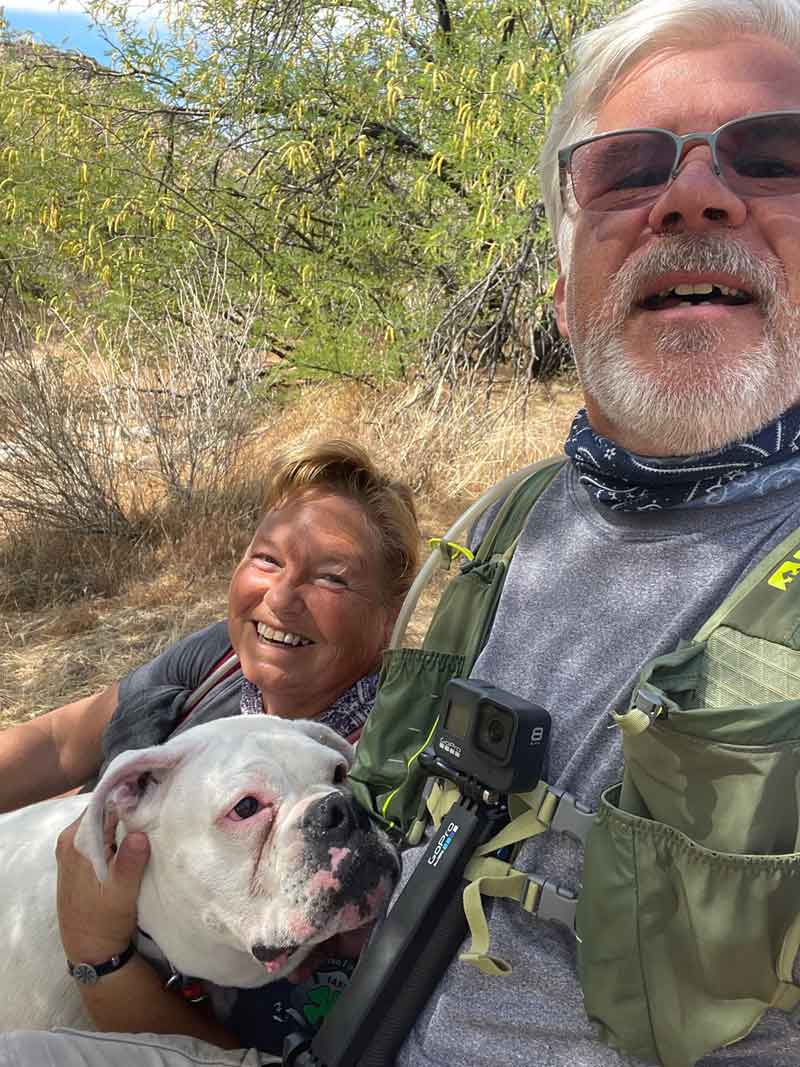 Climbing Mesquite Canyon Trail