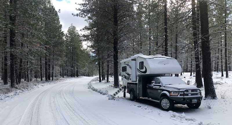 Forest Dirt Road South Of Bend Oregon