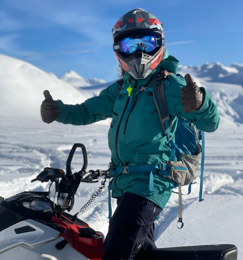 Sledding In My Backyard At Rutherford Glacier, Pemberton BC