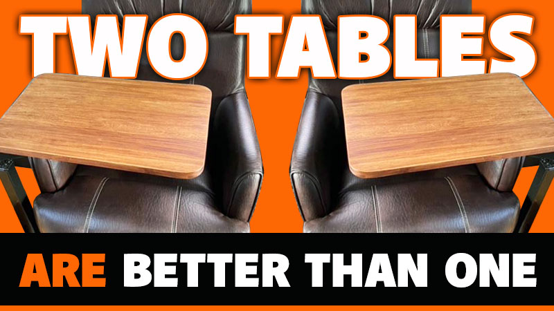 Two Tables Better Than One