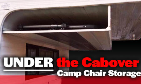 Under Cabover Camp Chair Storage