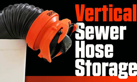 Vetical Sewer Hose Storage Camper RV