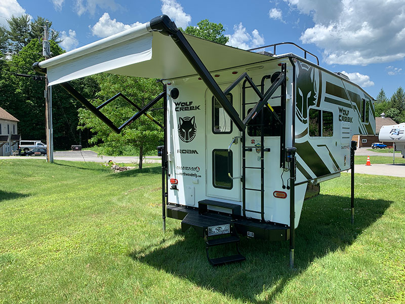 Wolf Creek 850 Exterior Rear Awning Out