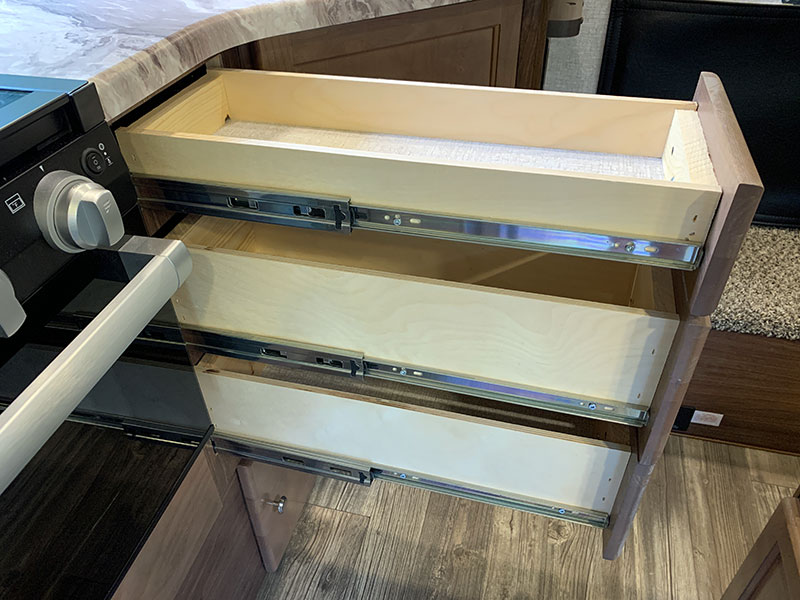 Wolf Creek 850 Kitchen Drawers Out