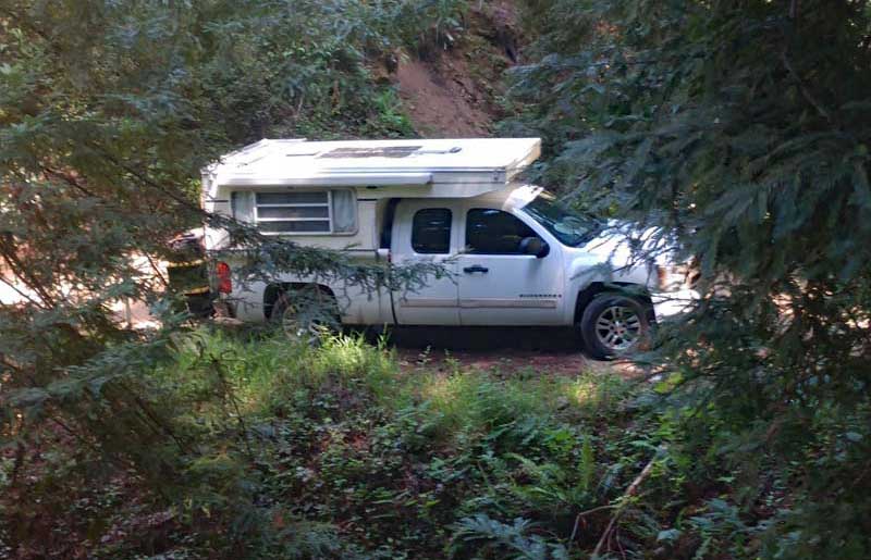 Offroad Old Hwy 1 Near Bixby Bridge