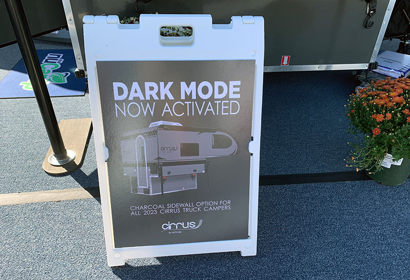 Cirrus 620 Dark Mode At Hershey RV Show