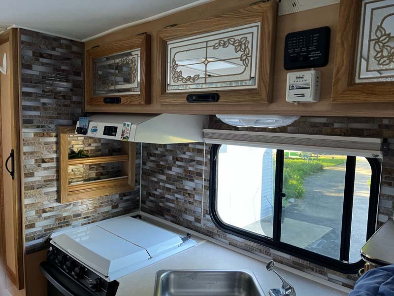 Complete Camper Rebuild Kitchen