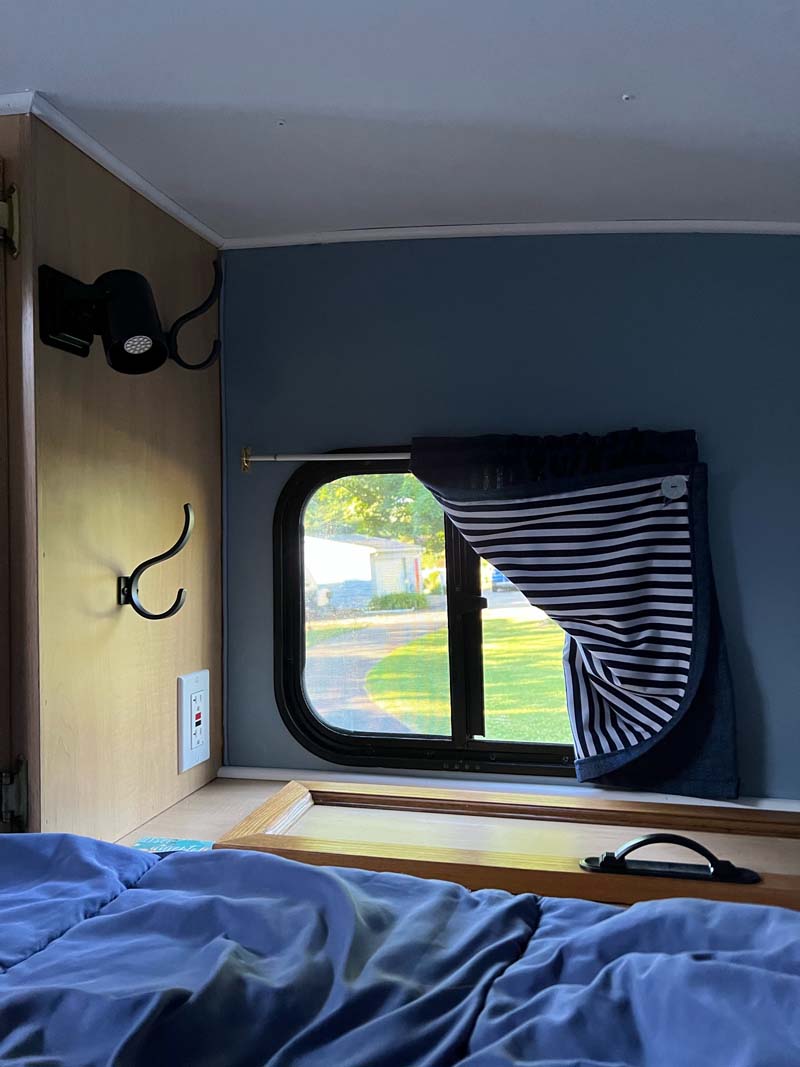 Complete Camper Rebuild Paint And Curtains