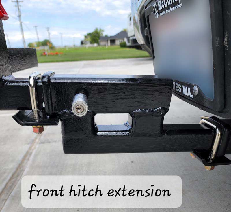 Generator Storage Box Front Hitch Extension