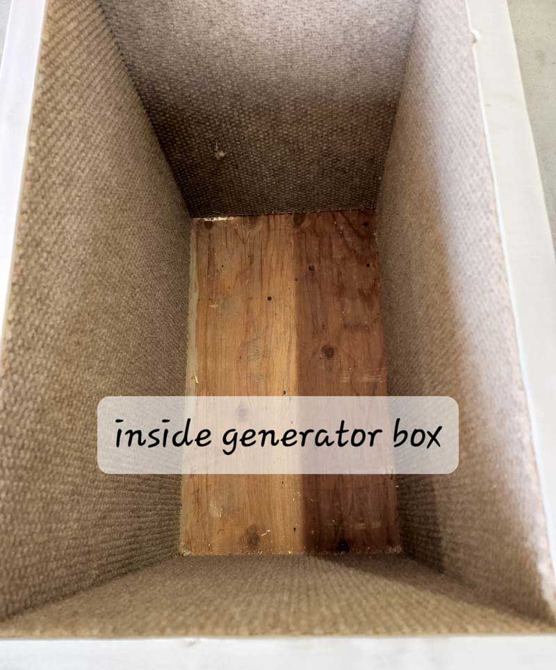 Generator Storage Box Inside The Box