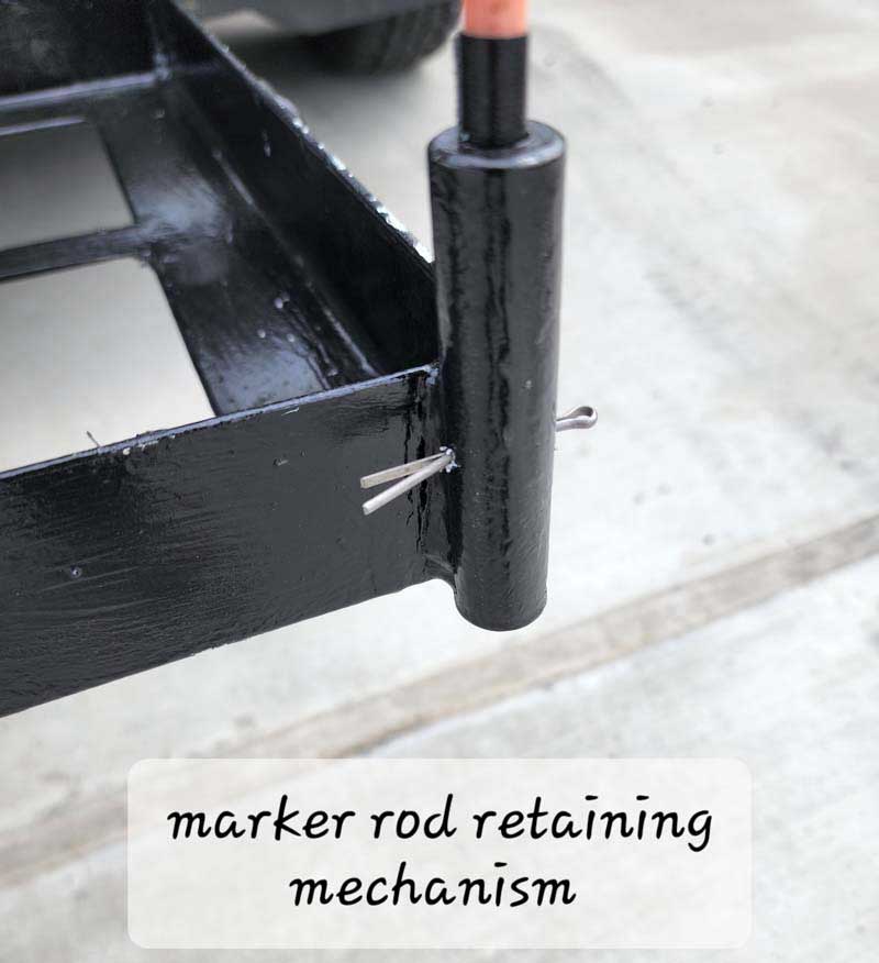 Generator Storage Box Marker Rod Retaining Mechanism