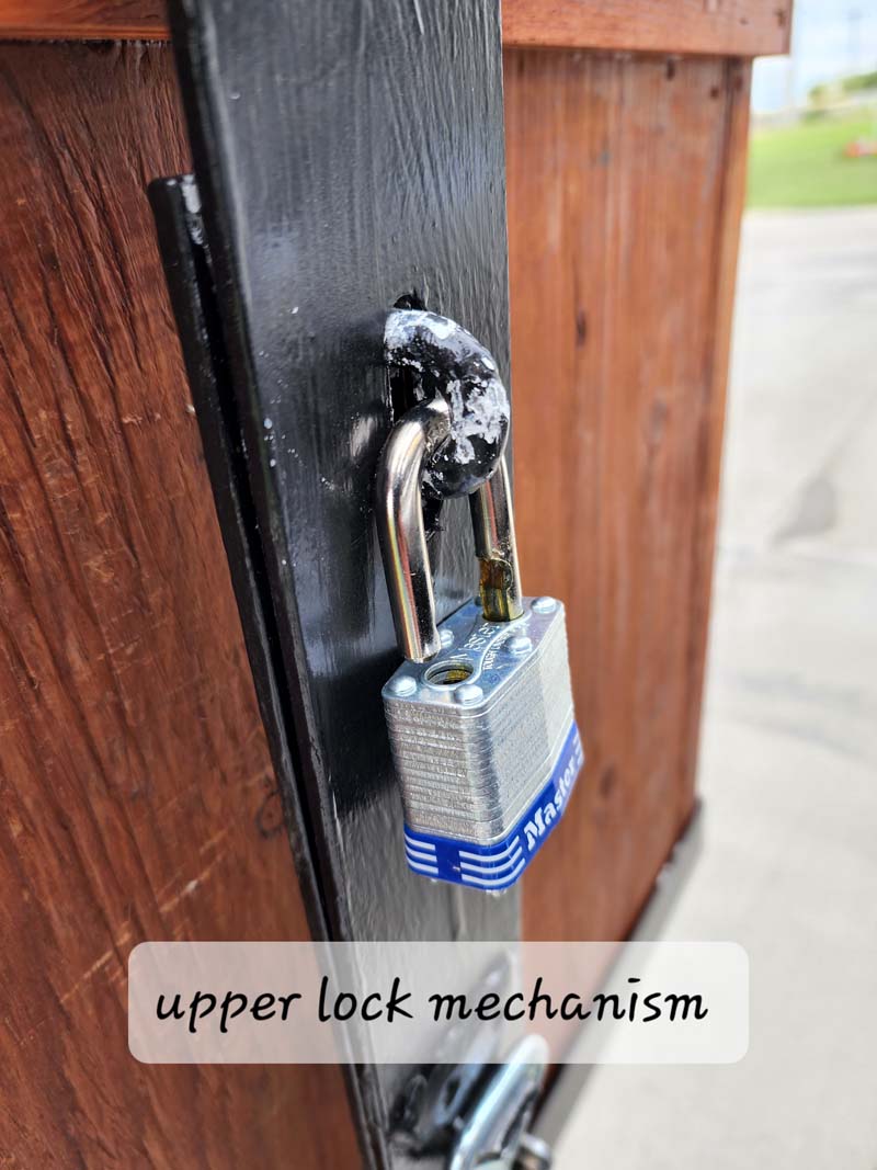 Generator Storage Box Upper Lock