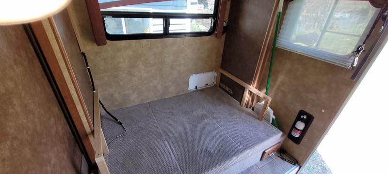 JackKnife Sofa Floor Of Camper