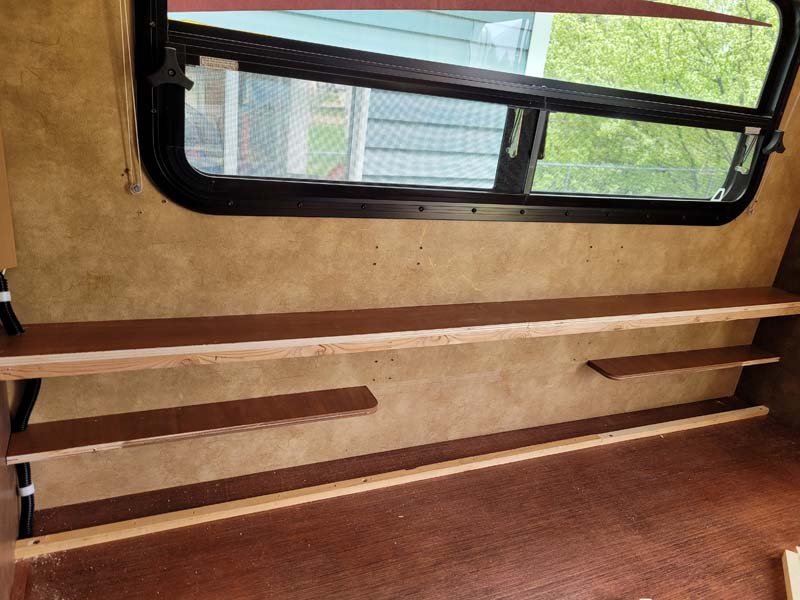 JackKnife Sofa Camper Storage Structure