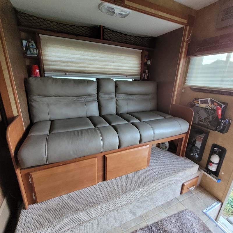 JackKnife Sofa Couch In Lance Camper 8