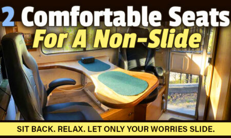 Two Comfortable Seats For A Non Slide Camper