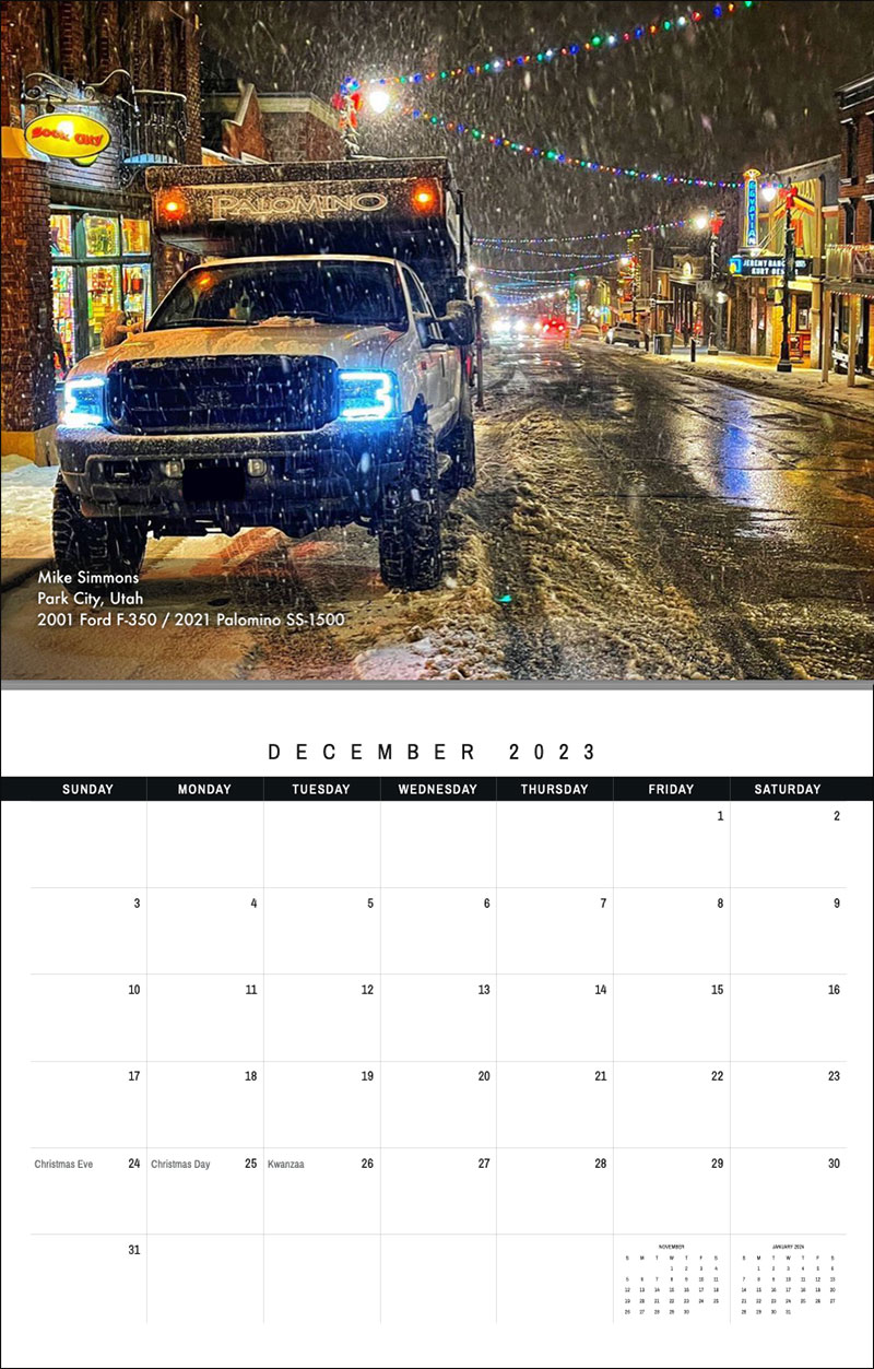 2023 TCM Calendar 12 December