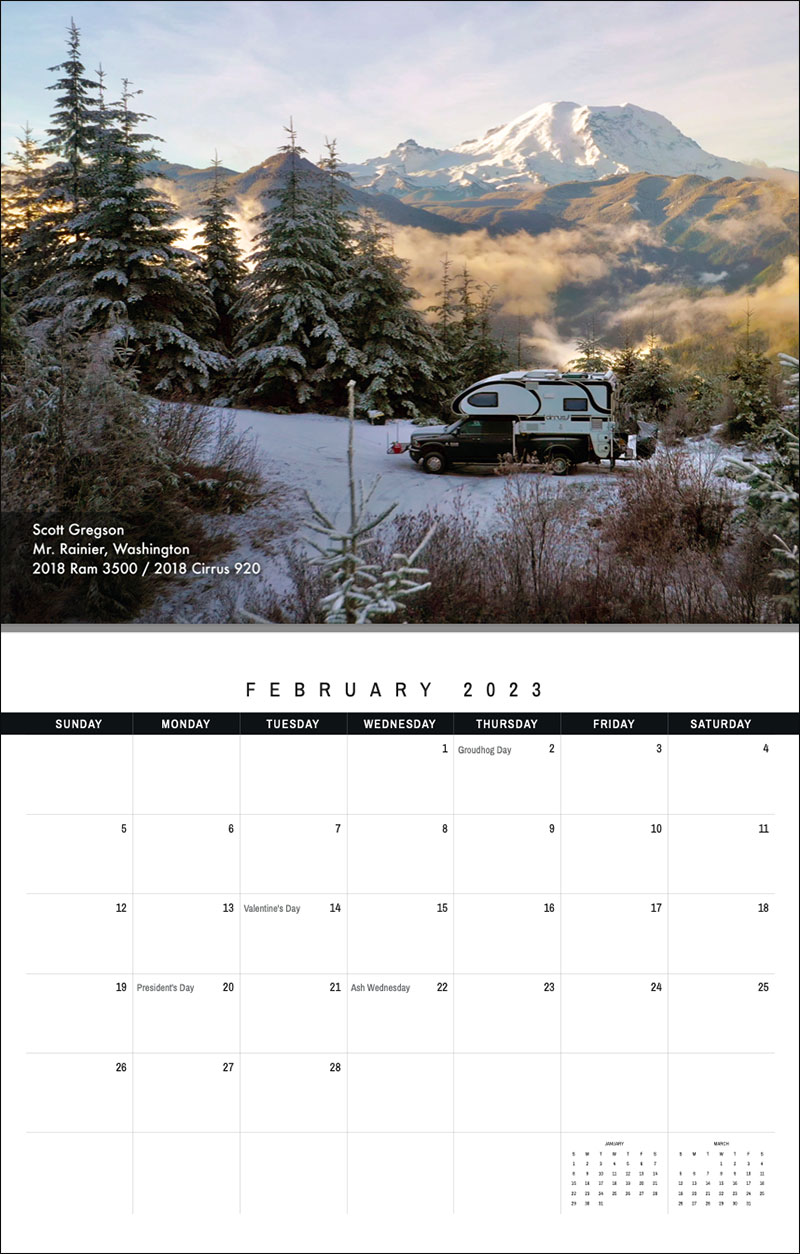 2023 TCM Calendar 2 February