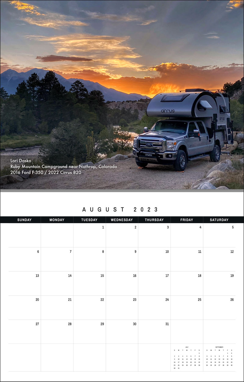 2023 TCM Calendar 8 August