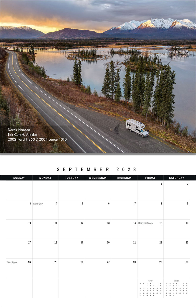 2023 TCM Calendar 9 September