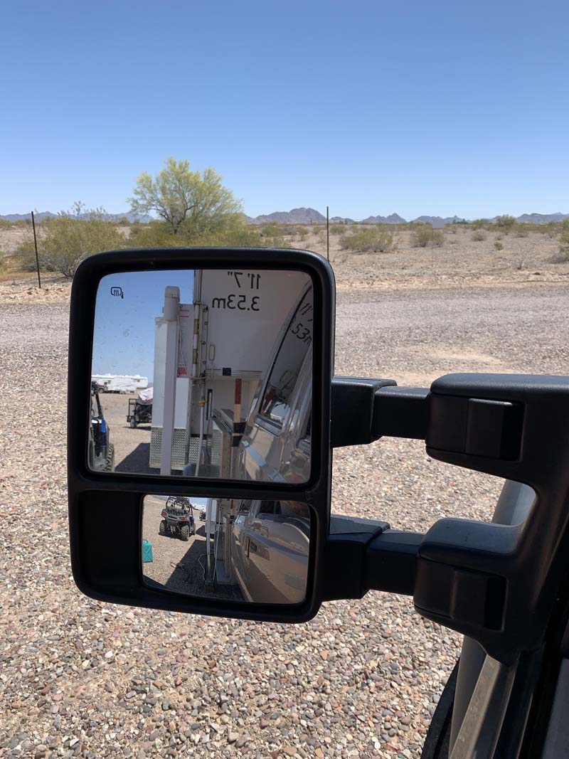 Parallax Issue Using Truck Mirror