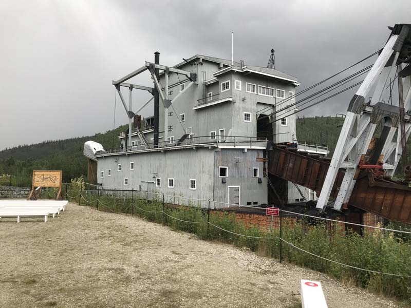 A Klondike Dredge In Dawson City