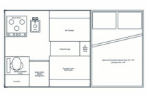 Alaskan 8' Camper Floor Plan