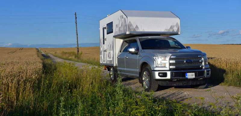 DIY Demountable Flatbed Camper Estonia