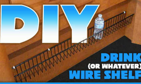 DIY Drink Wire Shelf