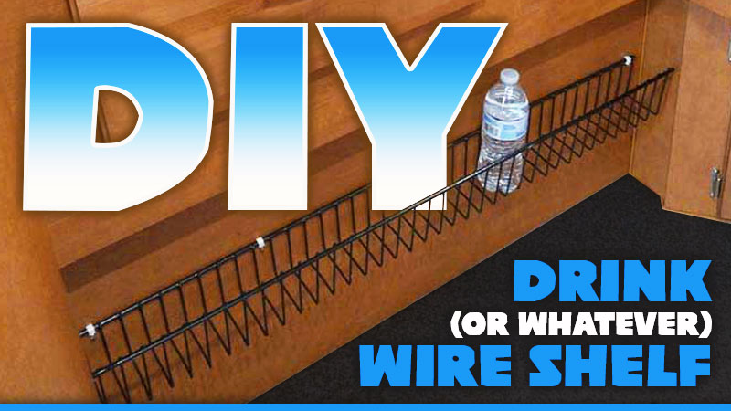 DIY Drink Wire Shelf